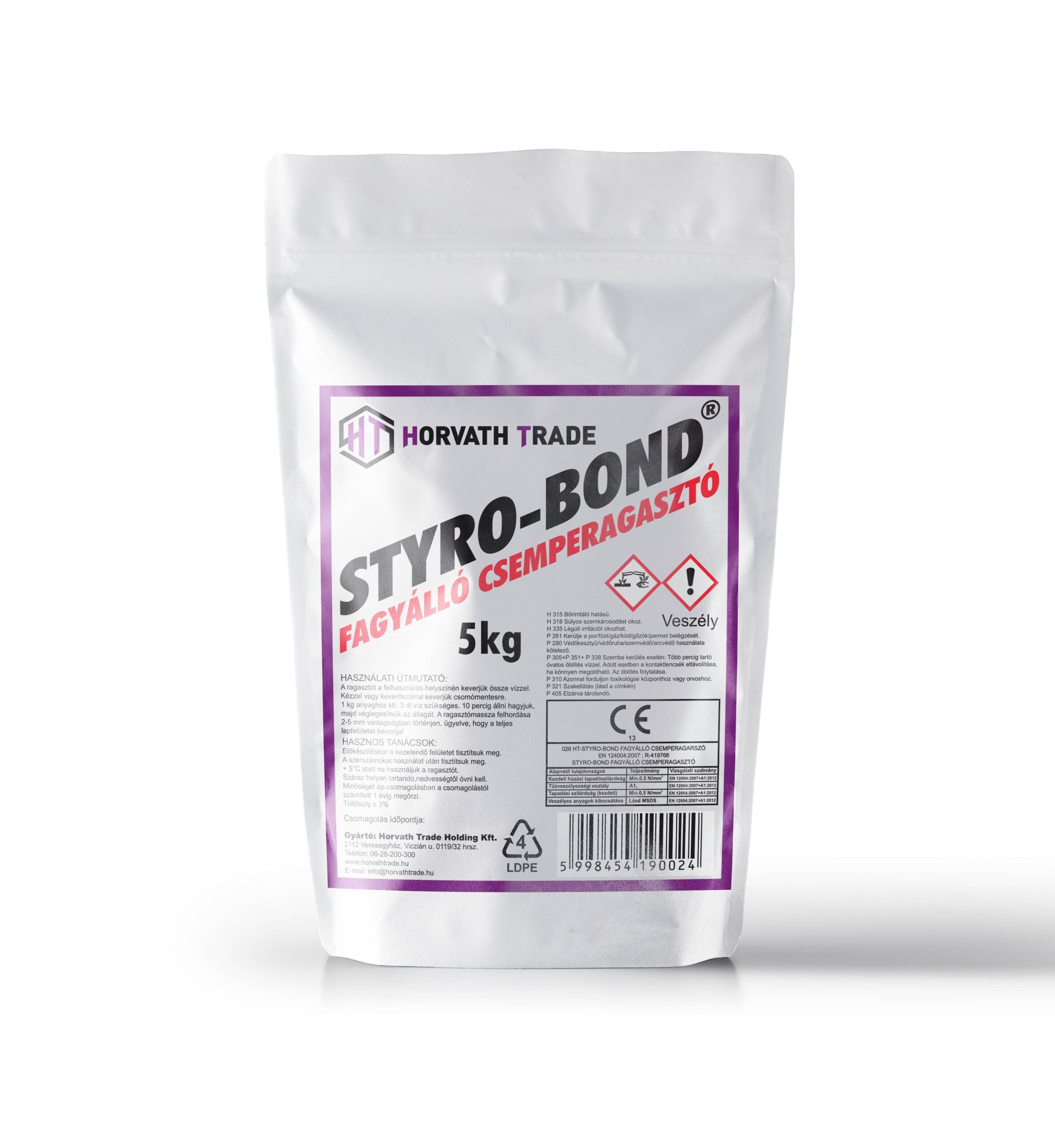 STYRO-BOND STANDARD FAGYÁLLÓ CSEMPERAGASZTÓ (C1T)