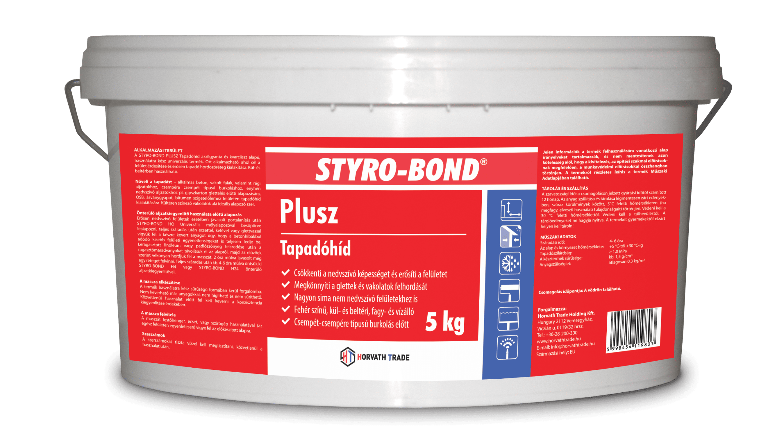 STYRO-BOND PLUSZ Univerzális Tapadóhíd